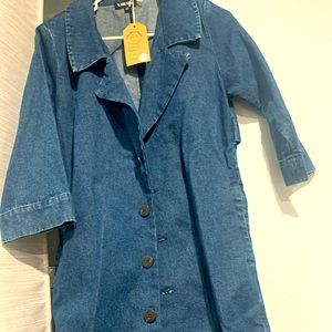 NWT Illana Kohn Charlie Trench Coat XS